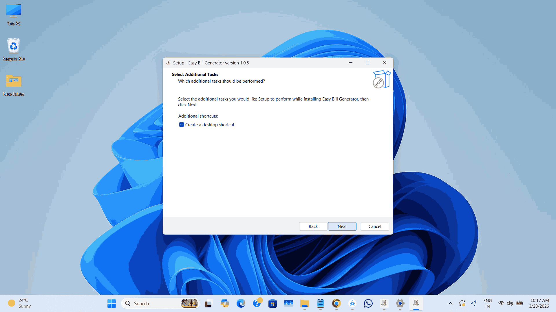 Create Desktop Shortcut